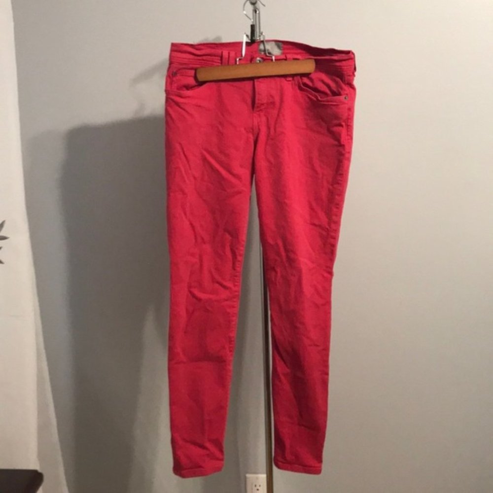 BENCH RED FADED JEANS REGULAR LENGTH